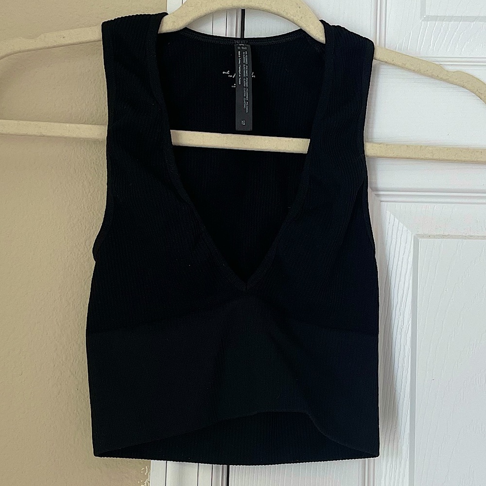 Out from Under Hailey Seamless Plunge Bra Top from UO